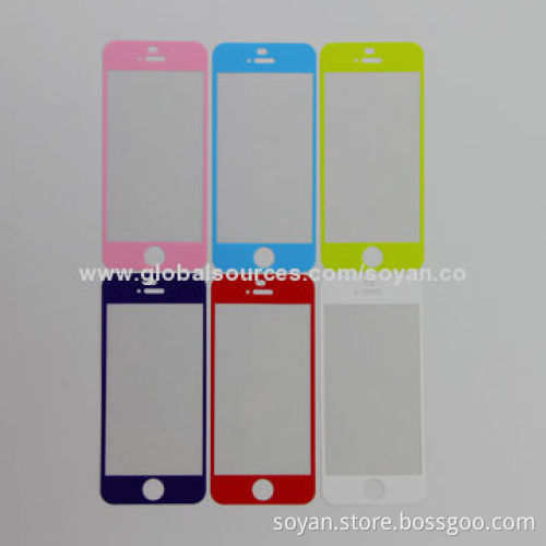 Clear or Matte Anti-finger Fringing Screen Protectors for Mobile Phones, Not Easy to Break Up
